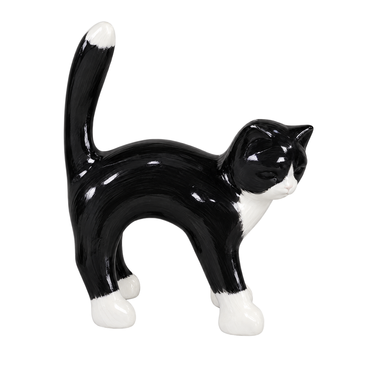 Le Chat — Votre Chat peint comme un chat noir et blanc « en smoking », 40 cm (aperçu numérique)